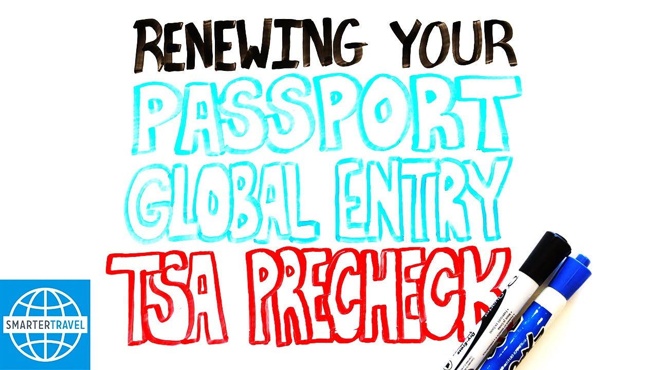 renew passport and global entry