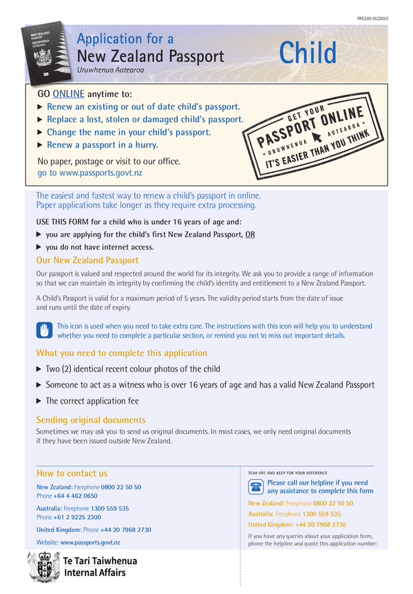 renewal of passport nz