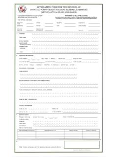 renewal passport form trinidad