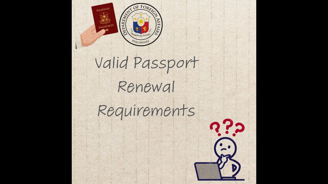 renewal passport philippines requirements