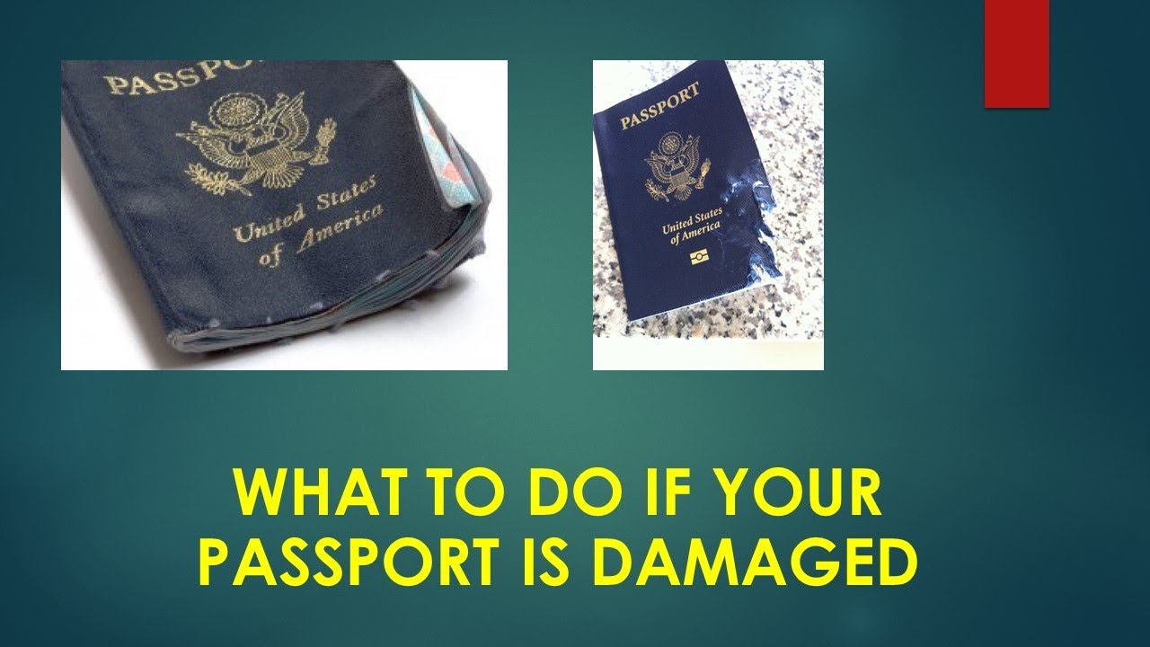 replace damaged passport fast