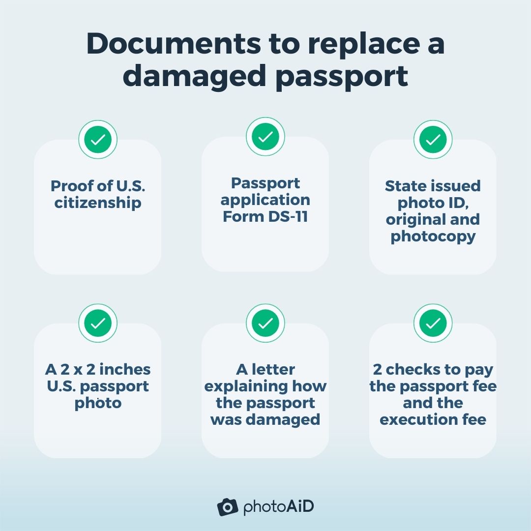 replacing a damaged passport