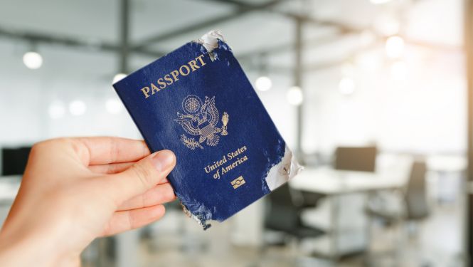 replacing a damaged passport