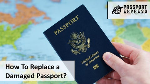 replacing a damaged passport