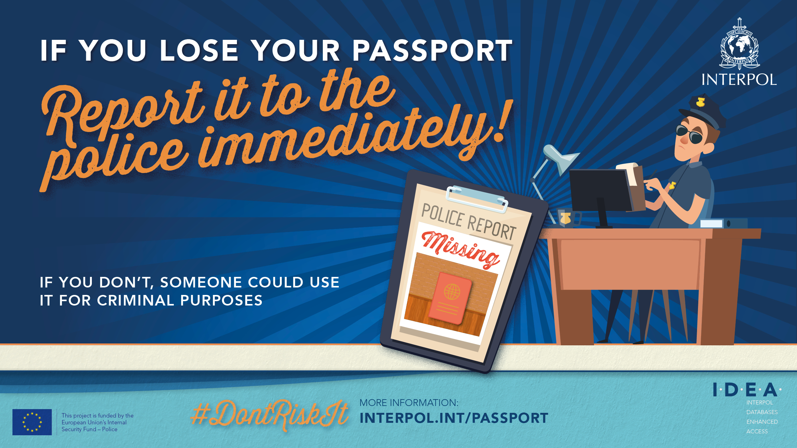 report lost or stolen passport