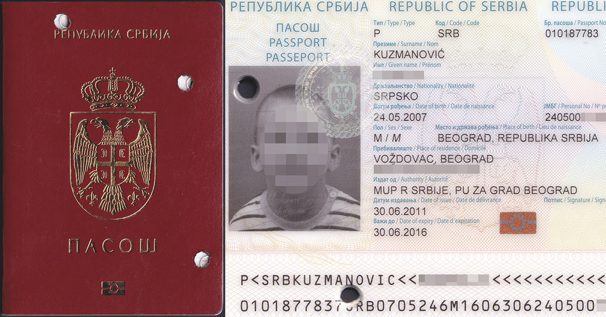 republic of serbia passport