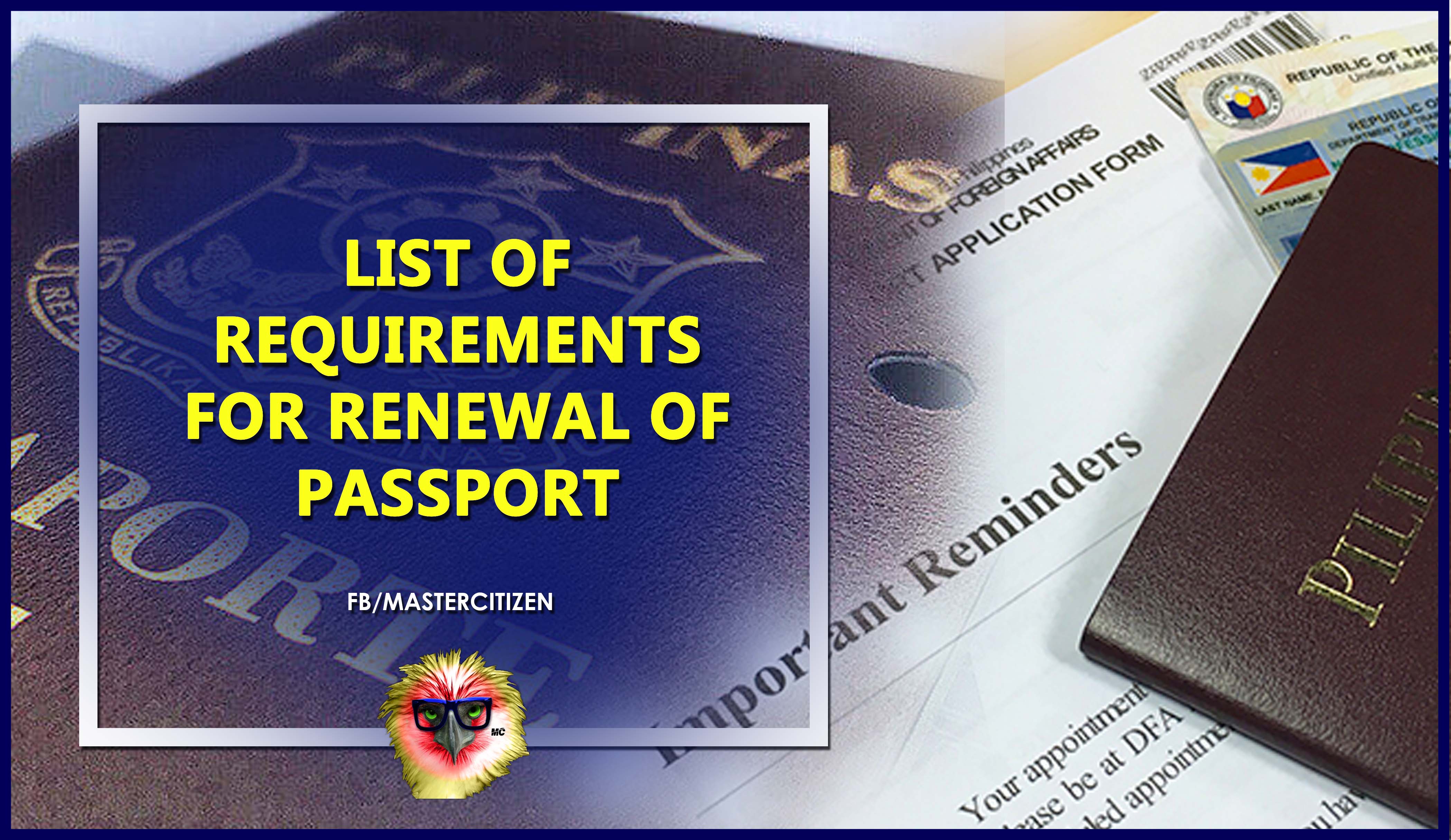 requirement for renewal of passport philippines