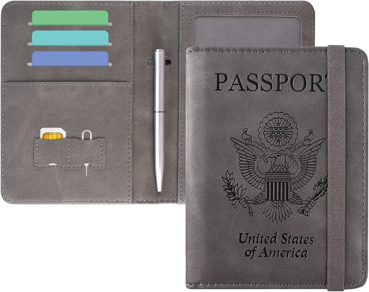 rfid blocking passport holder