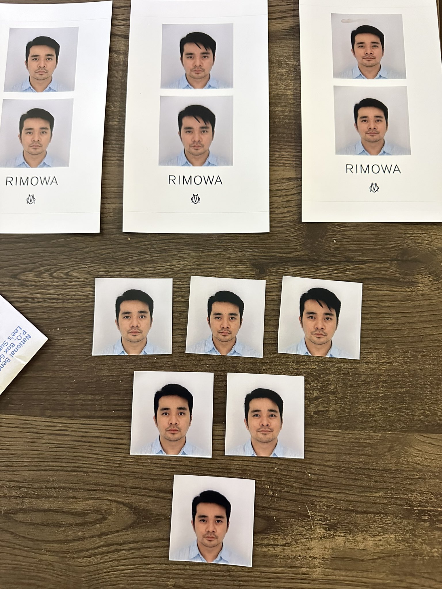 rimowa passport photos