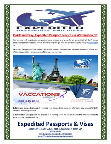 sameday passport & visas