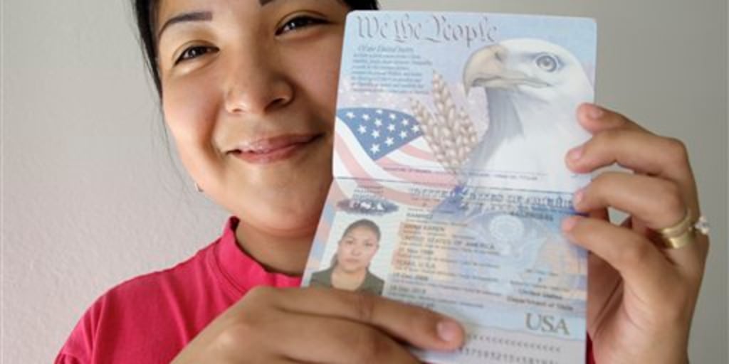 sample american passport