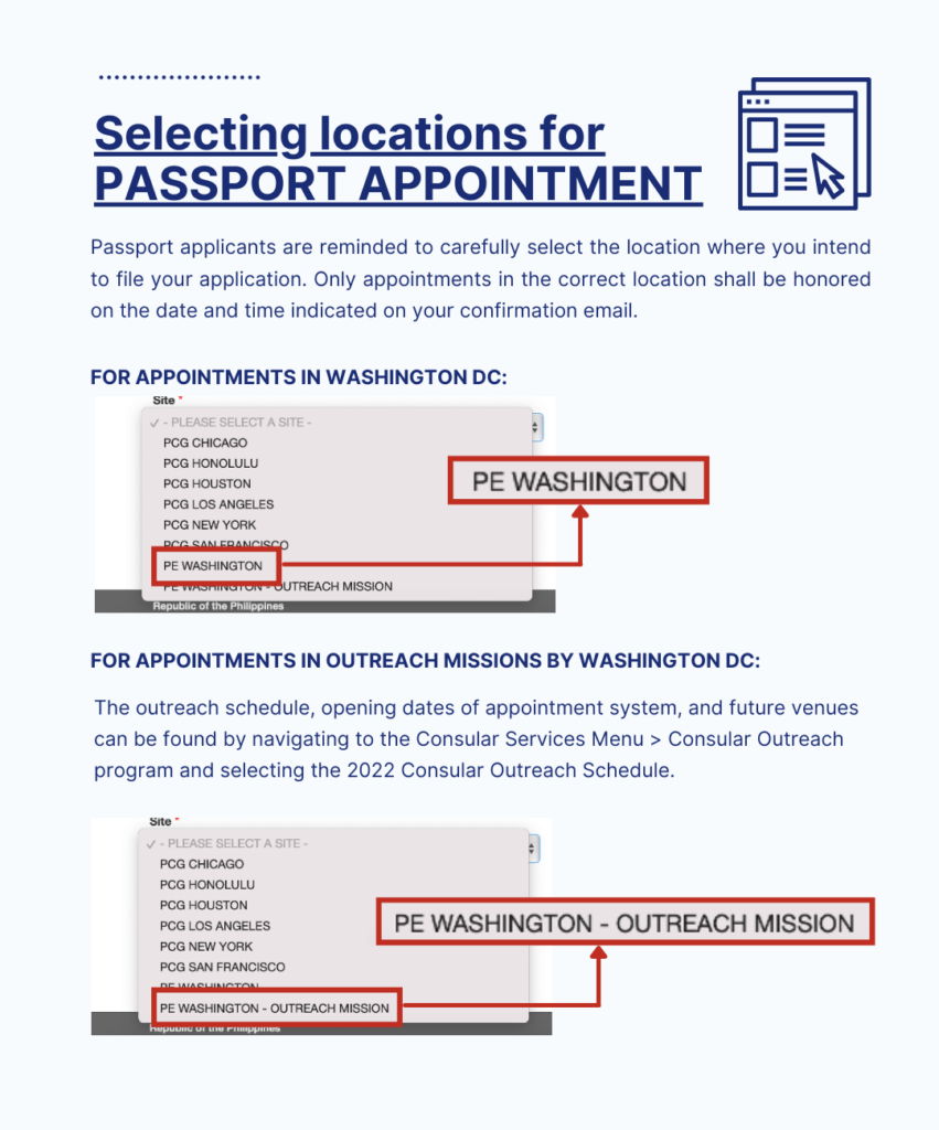 schedule for passport appointment