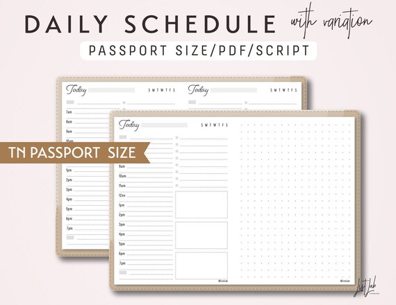 schedule passport