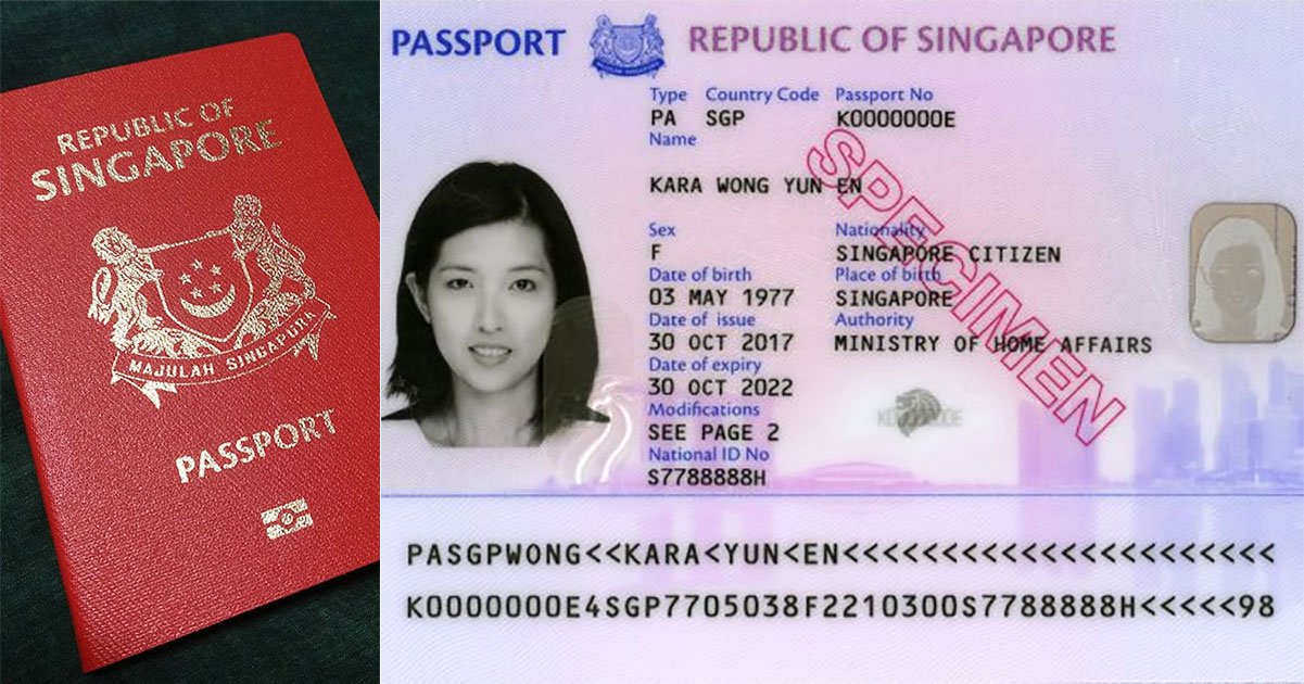 singapore passport requirements