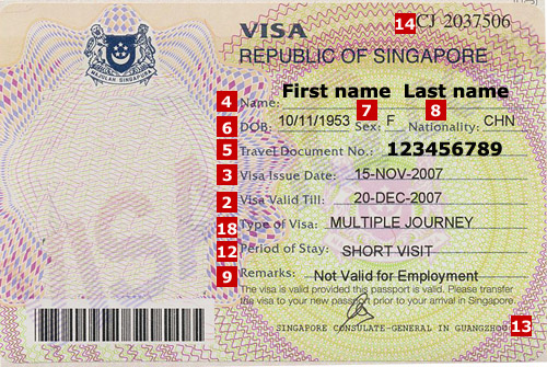 singapore visa for indian passport