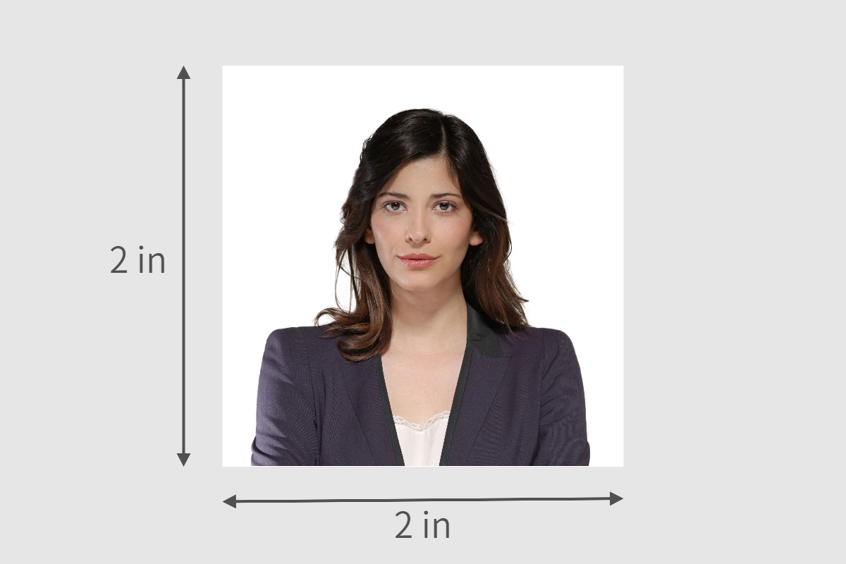 size of passport photos