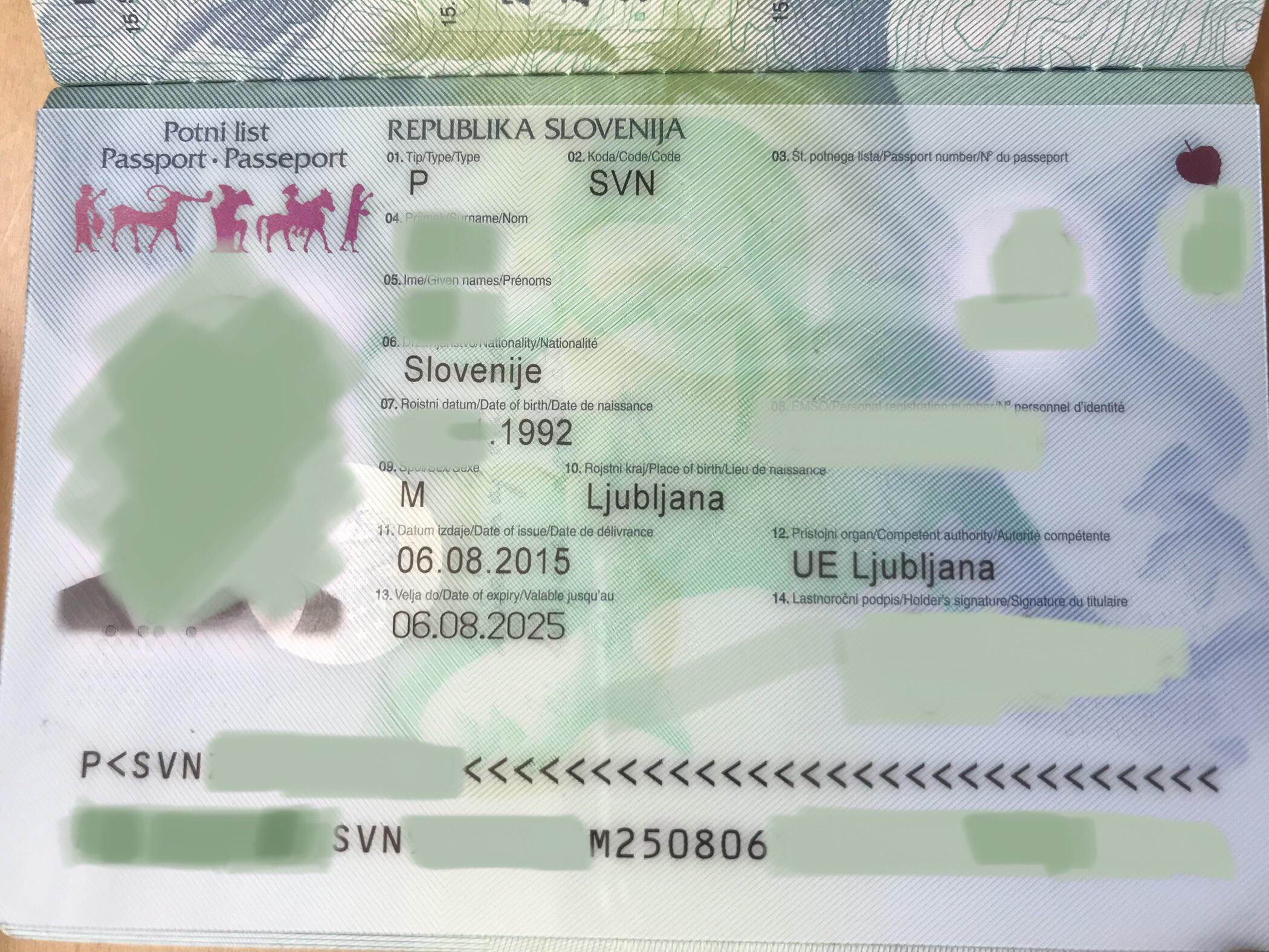 slovenia passport