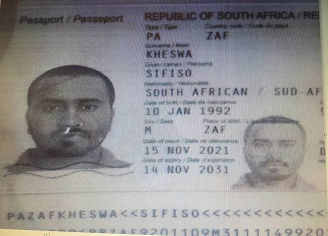 south africa passport