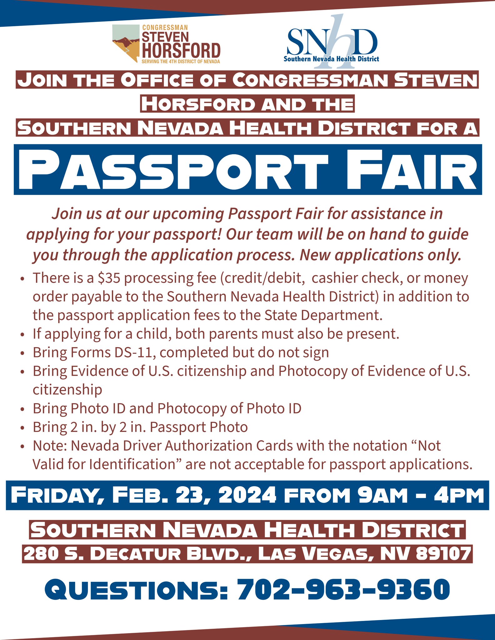 southern nevada health district passport