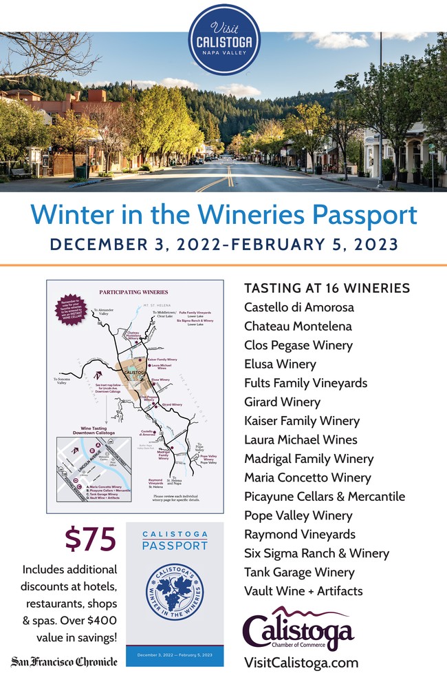 st helena wine passport