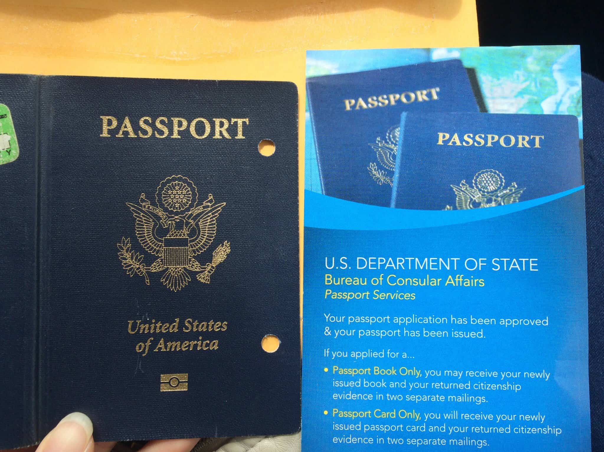state department passport application