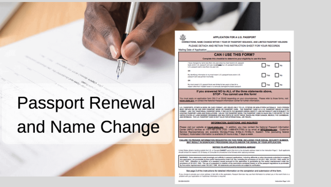 steps in renewing passport