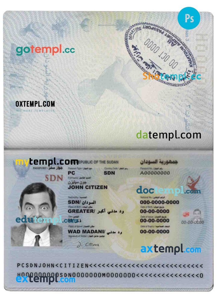 sudan passport