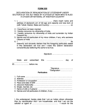 surrender indian passport in usa