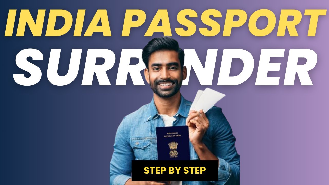 surrender indian passport