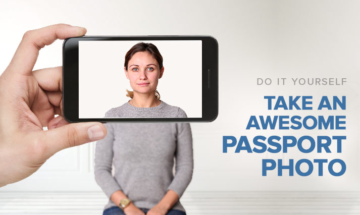 take a passport photo