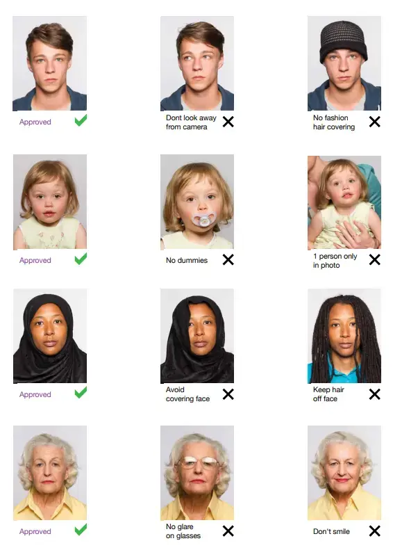 taking passport photos at home