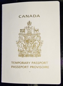 temporary canadian passport