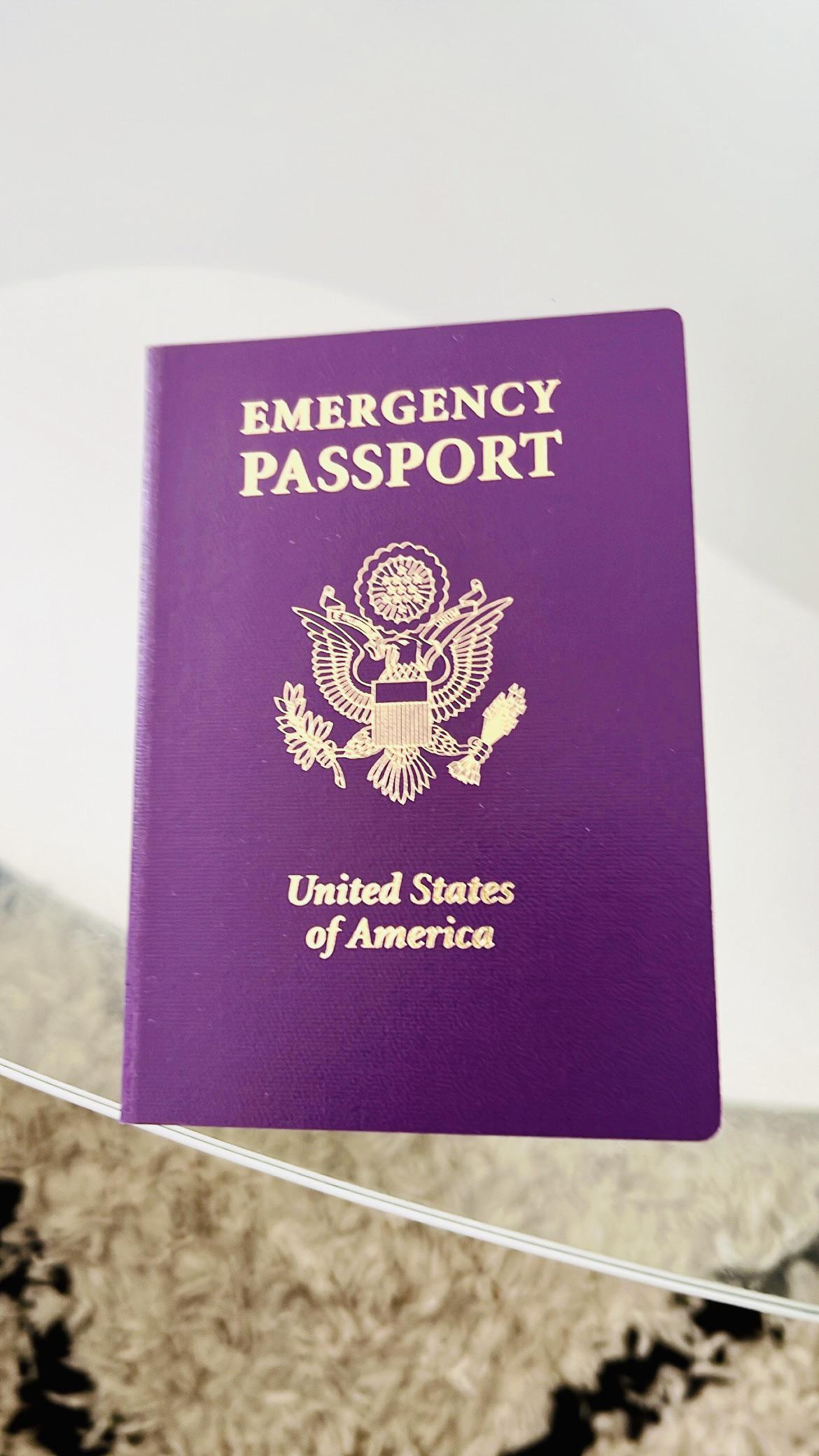 temporary us passport