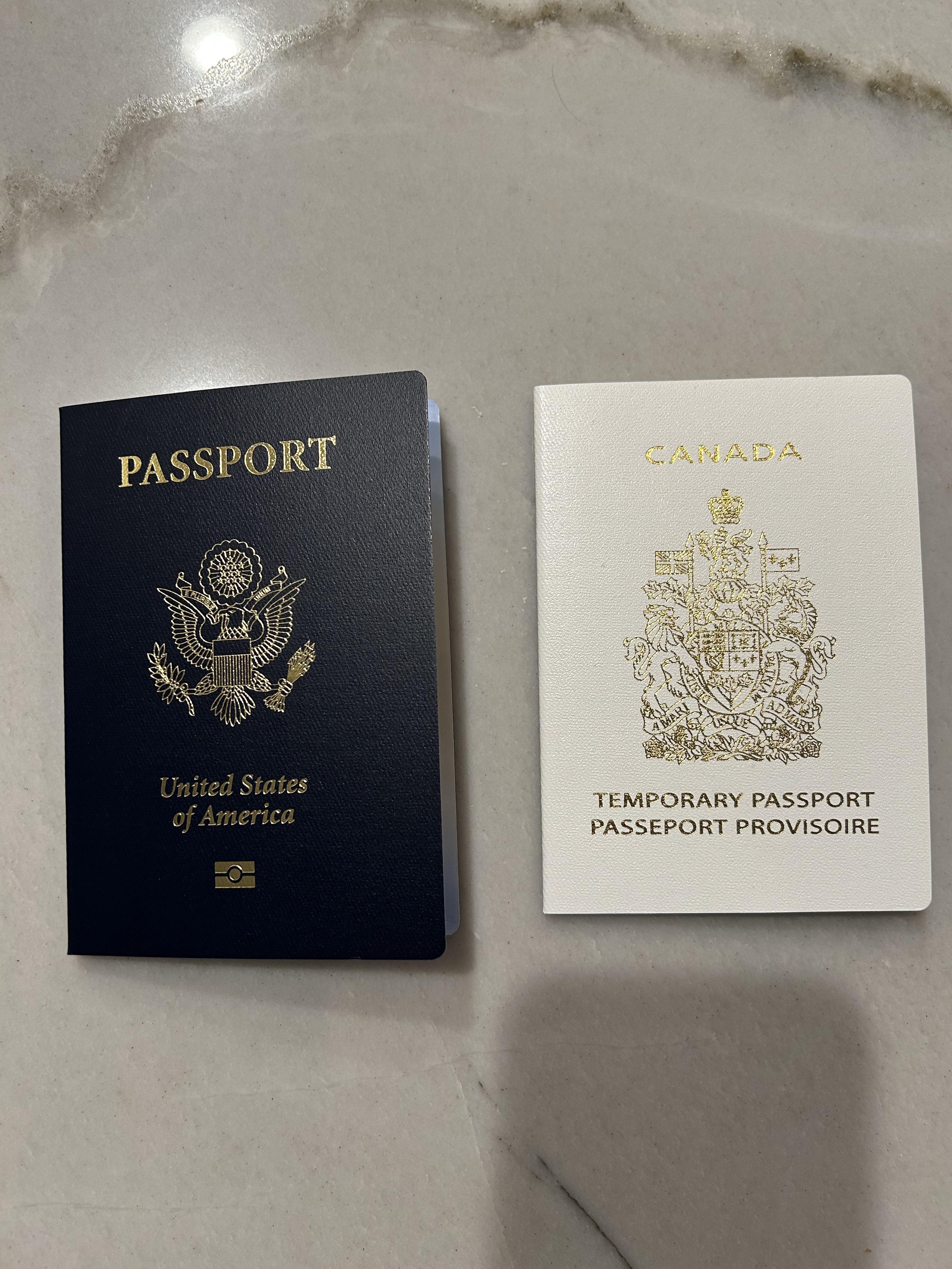 temporary us passport