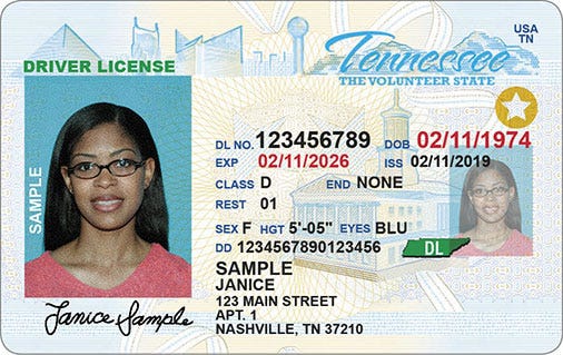 tennessee passport