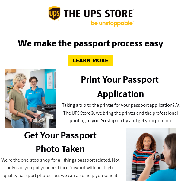 the ups store passport photos