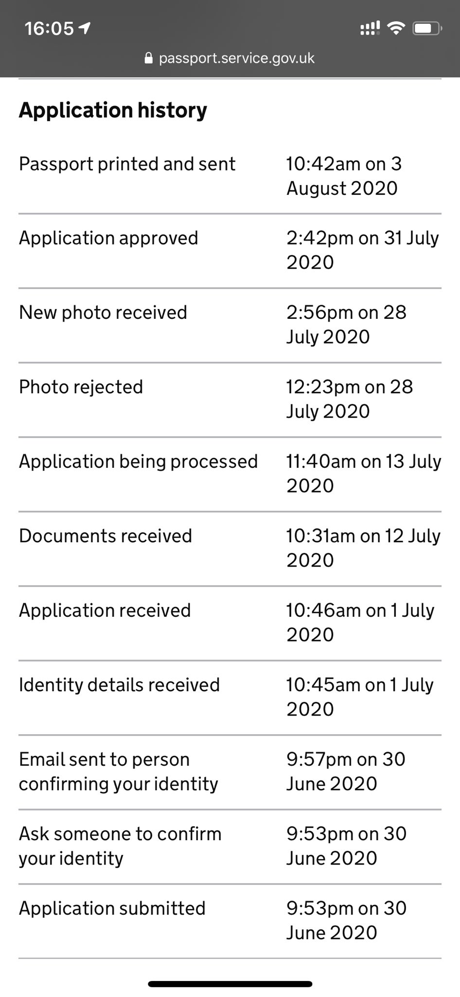 timeline for new passport