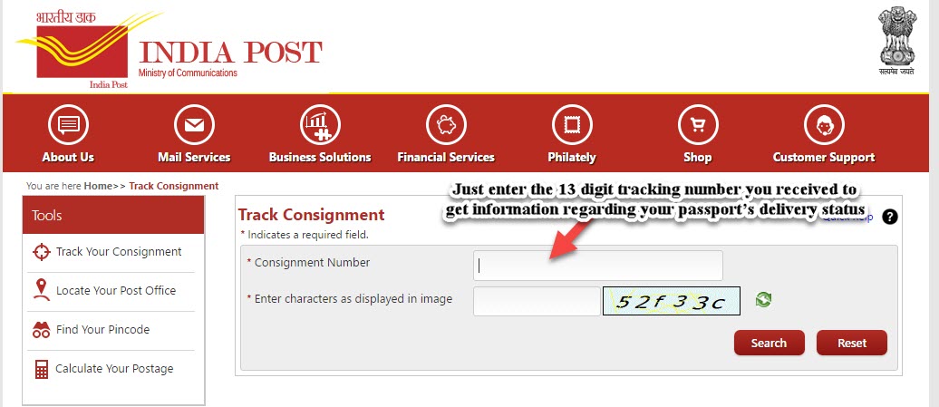 track passport post office