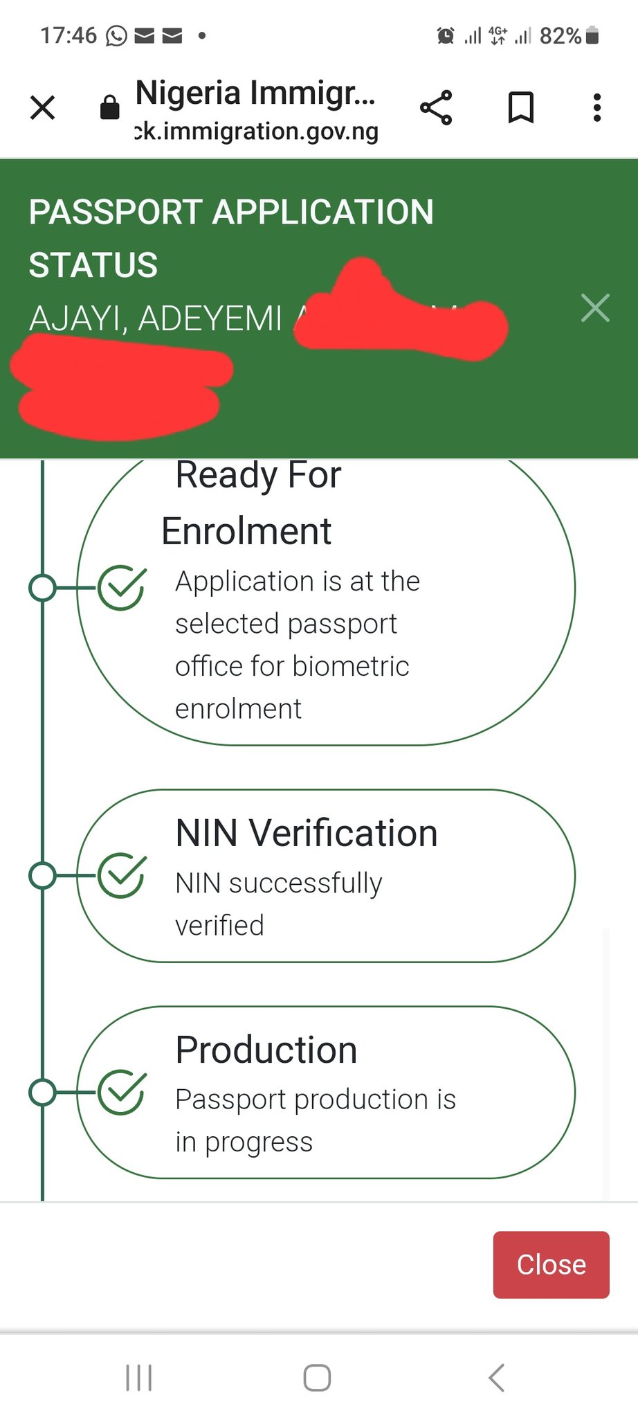 tracking nigerian passport