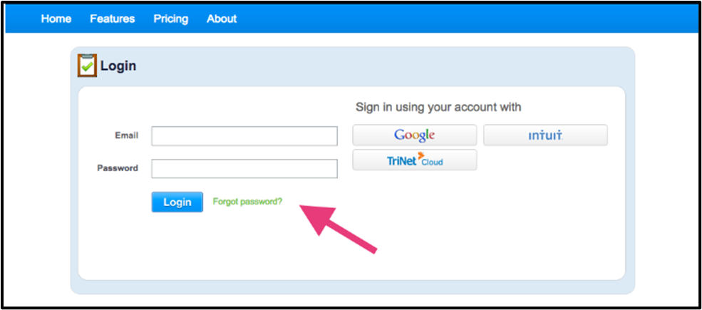 trinet login passport