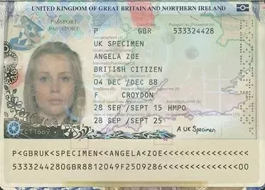 type p on passport