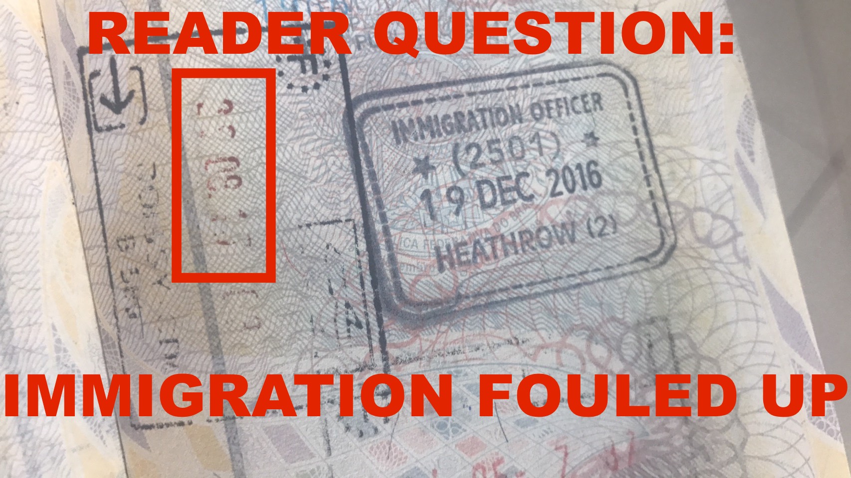 u.s. immigration did not stamp my passport on entry