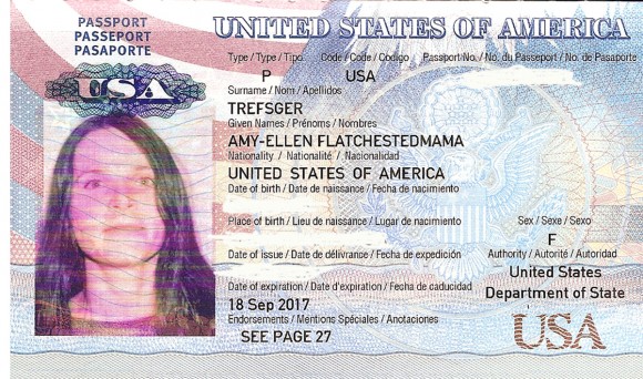 u.s. passport middle name