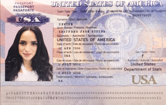 u.s. passport middle name