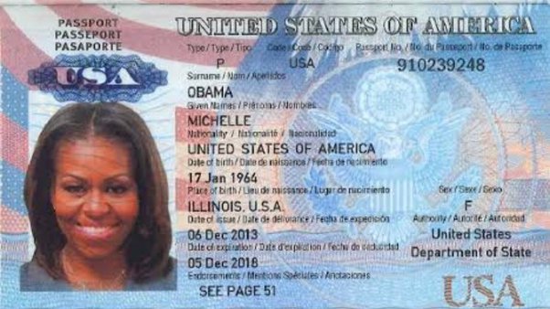 u.s. passport middle name