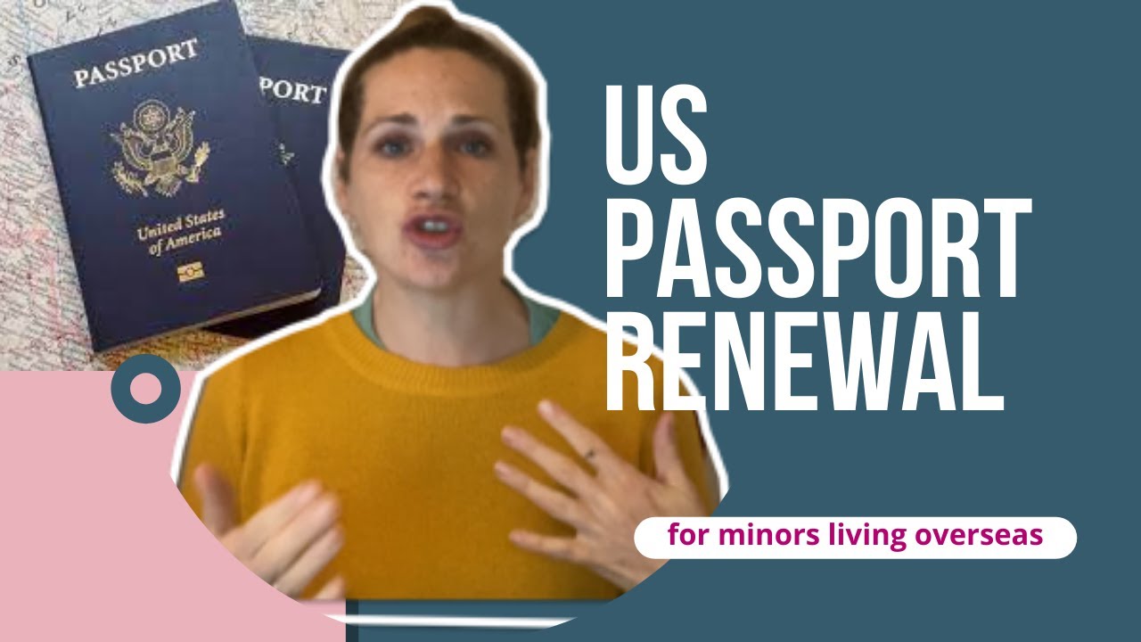 u.s. passport renewal for minors