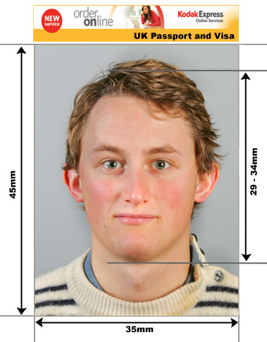 uk passport photo size