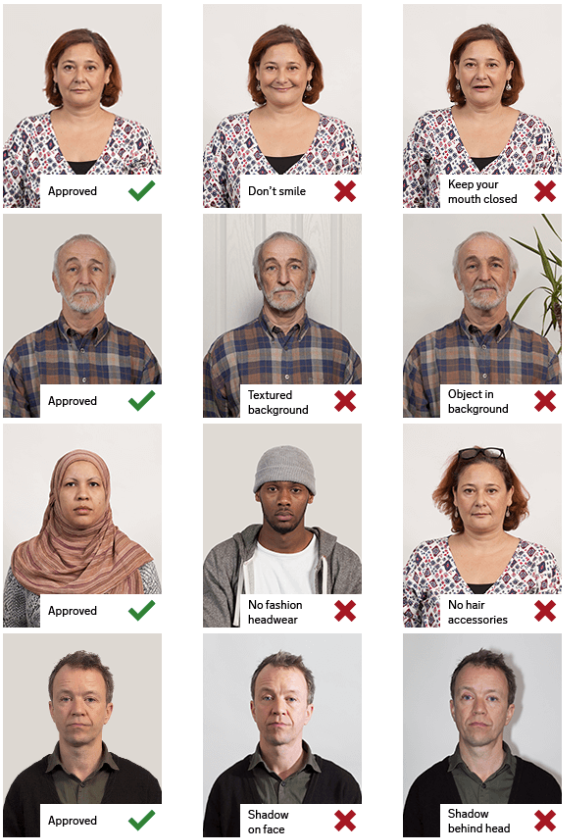 uk passport photo specifications