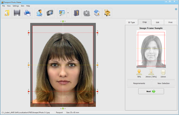 uk passport picture dimensions