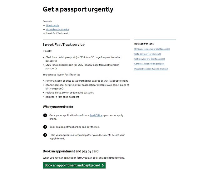 uk passport tracking service